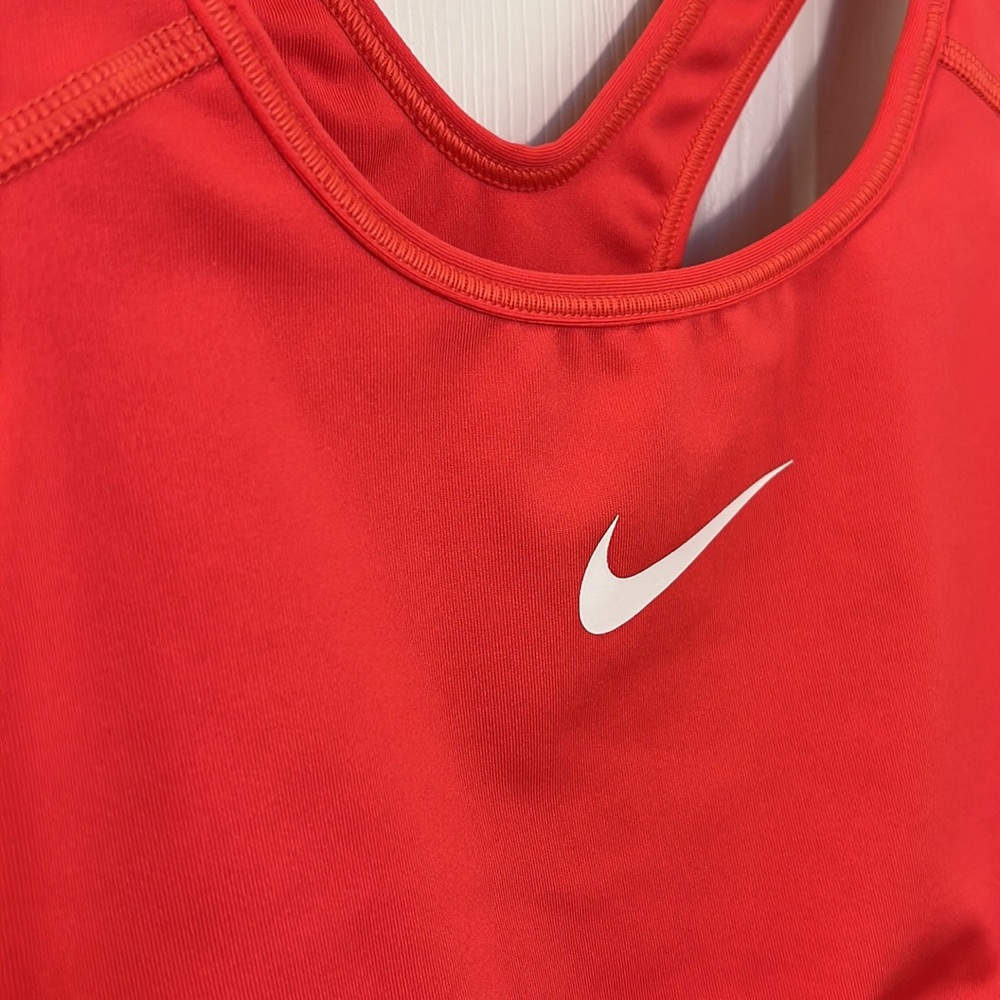 Coral Nike Dri-Fit Sports Bra - Picture 2 of 5
